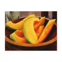 Slices of Cantaloupe Post Card