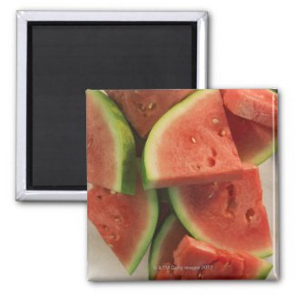 Slices of watermelon magnet
