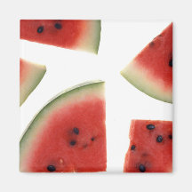 Slices of Watermelon Refrigerator Magnet