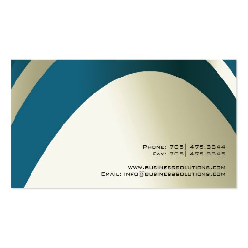 Slick Business Card (back side)