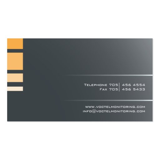 Slick Corporate Business Card (back side)