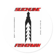 Slickline Fisher Man, Slickline Fishing, Oil Field stickers by boozykelly Slickline Fisher Man, Slickline Fishing, Oil Field stickers