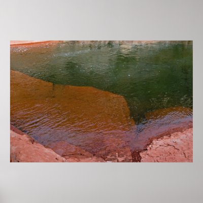 Slide Rock in Sedona, AZ 3611 Poster by SedonaPosters