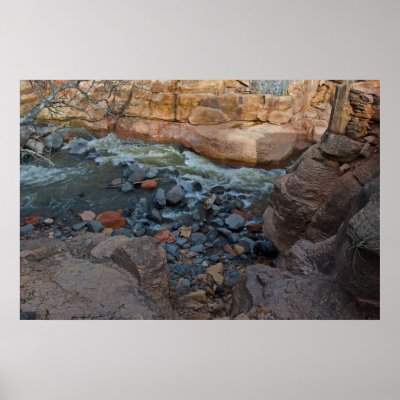 Slide Rock in Sedona, AZ 3624 Poster by SedonaPosters