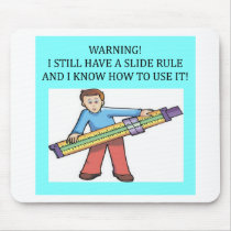 slide rule math humor mouse pads