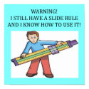 slide rule math humor posters