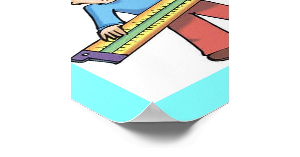 slide rule math humor poster Zazzle