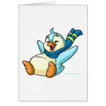 Sliding blue Bruce cards