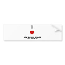Sliding Scales For Insulin Bumper Stickers