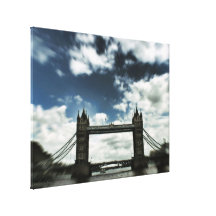 Slight Trippy : London Bridge (UK) United Kingdom Gallery Wrap Canvas