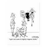 Slightly Irregular Cuckoo Clock postcards