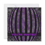 Slightly Spacy Tech Purple Party Invitation