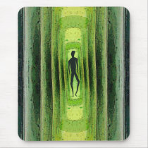 Slim Green Walker mousepads