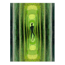 Slim Green Walker postcards