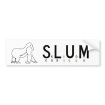Slim Kid Gorilla bumper stickers