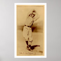 Slim Sallee Cardinals Baseball 1914 Poster