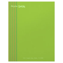 Slime Aid Personalized Letterhead