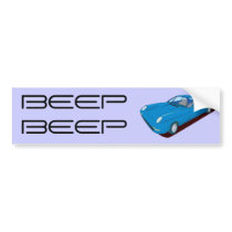 Slimline Concept Car Design Bumper Sticker