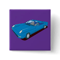 Slimline Concept Car Design Pinback Button