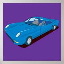 Slimline Concept Car Design Posters