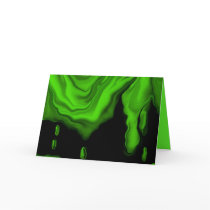 Slimy Halloween card