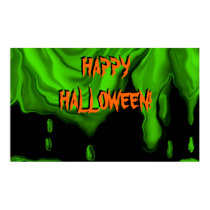 Slimy Halloween poster posters