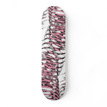 Slinky Pink Skateboard by LeslieBattjes Slinky Pink Skateboard