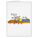 Slip And Slide On A Hot Day Card by stick_figures Slip And Slide On A Hot Day Card
