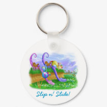 Slip n' Slide! keychains