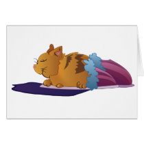 Slipper Kitty cards