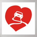 Slippery Love Sign poster
