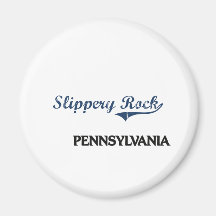 Slippery Rock Pennsylvania City Classic Magnets