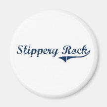 Slippery Rock Pennsylvania Classic Design Refrigerator Magnets