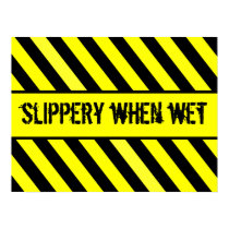 slippery when wet posters