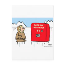 slipping insurance eskimo postcards by rexfmay slipping insurance eskimo postcards