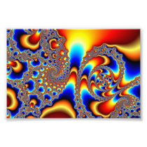 Slipping Through - Fractal Art Photo Print