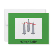Sliver Bells invitations