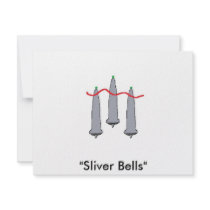 Sliver Bells invitations