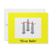 Sliver Bells invitations
