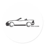 SLK Top Down Stickers