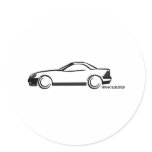 SLK Top Up Round Stickers