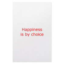 Slogan 3 - Red stationery
