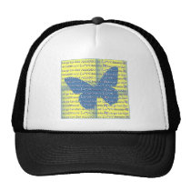 Slogan Butterfly hats