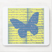 Slogan Butterfly Mousepads