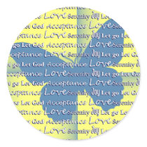 Slogan Butterfly stickers