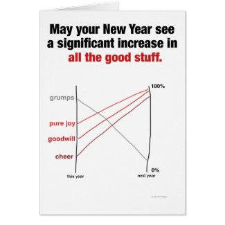 Slopegraph Holiday Card for Data Nerds