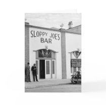 Sloppy Joe's Bar, Key West, 1930s Greeting Card
