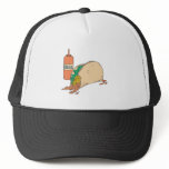 sloppy taco with salsa hat