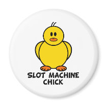 Slot Machine Chick magnets