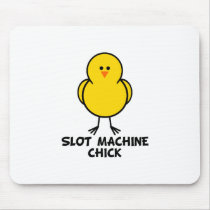Slot Machine Chick mousepads